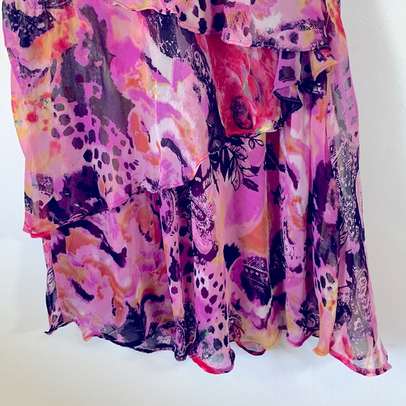 JMB Collection Summer Boho Flowy Plus Size 2X Sleeveless Lined Floral Maxi Dress - Picture 4 of 10